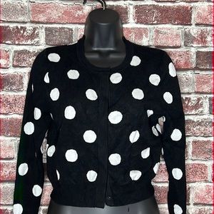 Polka dot cardigan